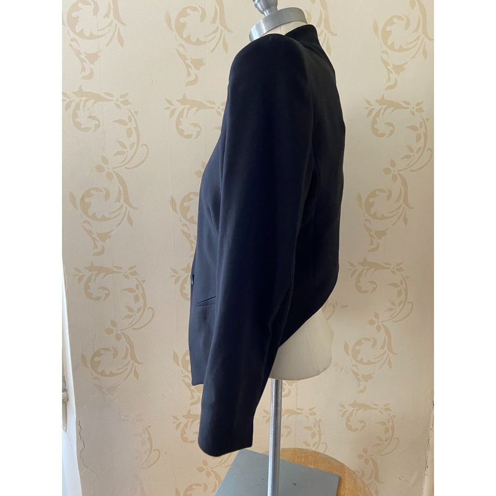 Helmut Lang Beautiful Black Asymmetric Jacket Ladies Size 6 - Picture 5 of 5